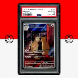 Pokemon PSA 10 Persian AR 075/064 sv6a Night Wanderer Japanese - Image 1