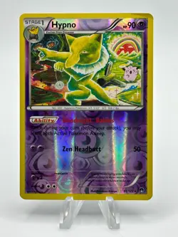 Hypno 51/122 Reverse Holo Rare BREAKpoint 2016 Pokemon TCG Card - Image 1