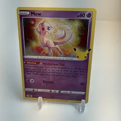 Pokemon Card Celebrations Set Mew 011/025 Holo Rare 25th Anniversary - Image 3