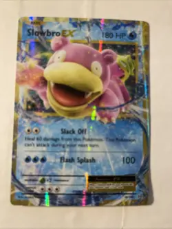 Pokemon TCG Slowbro EX Evolutions 26/108 Holo Ultra Rare LP - Image 1