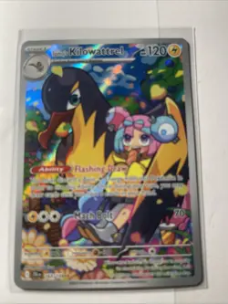 Pokemon TCG Iono's Kilowattrel Card Journey Together IR 163/159 - Image 1