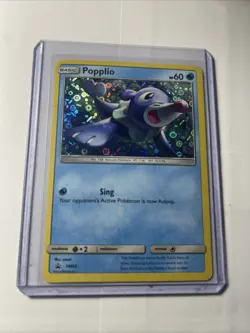 Pokemon TCG: POPPLIO - Black Star Promo SM03 Promo Holo Card - NM - Image 1