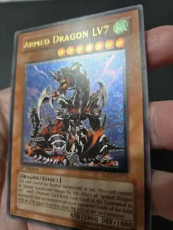 Yu-Gi-Oh! Armed Dragon LV7 SOD-EN015 Ultimate Rare 1st Edition - Image 2
