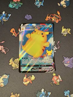 Pokemon Cards Surfing Pikachu VMAX 009/025 Full Art Celebrations - (NM) - Image 1