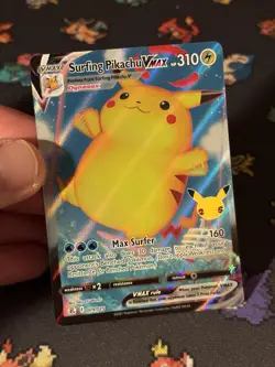 Pokemon Cards Surfing Pikachu VMAX 009/025 Full Art Celebrations - (NM) - Image 2