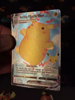 Pokemon Cards Surfing Pikachu VMAX 009/025 Full Art Celebrations - (NM) - Image 3