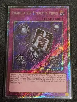 Eradicator Epidemic Virus Platinum Secret Rare RA03-EN183 Yugioh - Image 1