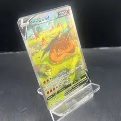 Pokemon TCG Charizard v SWSH260 Black Star Promo Holo Rare Card - Image 2