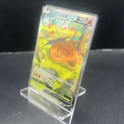 Pokemon TCG Charizard v SWSH260 Black Star Promo Holo Rare Card - Image 3