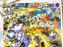 Mewtwo VSTAR GG44/GG70 Crown Zenith: Galarian Gallery Holo European Card - Image 2