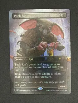 Pack Rat Foil Borderless Extended Festival in a Box Atlanta Secret Lair NM - Image 1