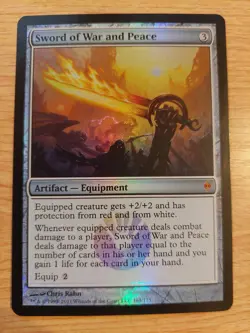 Sword of War and Peace - 161/175 (New Phyrexia) - Near Mint NM - Foil - Image 1