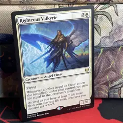 Righteous Valkyrie #024/285 Kaldheim Regular NM - Image 2