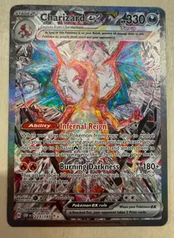 Pokemon Obsidian Flames Charizard EX 223/197 SAR English NM excellent condition - Image 1