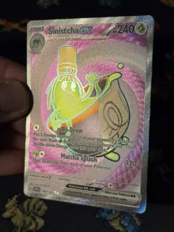 Pokemon Cards Sinistcha ex 189/167 Full Art Twilight Masquerade - (NM) - Image 3
