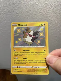 Pokemon TCG: Morpeko SV044/SV122 Shining Fates Shiny Vault 2021 Rare - LP - Image 4