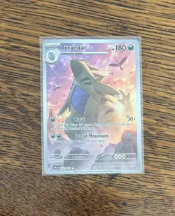 Pokemon Tyranitar 222/193 Sv02: Paldea Evolved Illustration Rare Holo English - Image 1