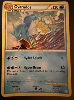 Pokemon Gyarados Holo Card 4/123 Heartgold Soulsilver 2010 Pack Fresh. Mint - Image 3