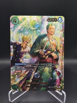 One Piece Roronoa Zoro SP OP14-EB04/PRB02-006 English NM - Image 1