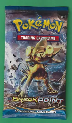 Pokemon "BREAKpoint" 10-Card Sealed Booster Pack (Luxray) X1 - Image 1
