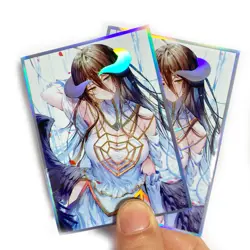 60pcs Anime Albedo Overlord Penny Sleeves Soft Card Protector 67*92mm Gift - Image 2