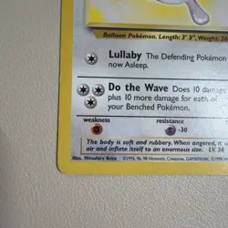 Pokemon TCG Wigglytuff Jungle Card 32/64 Unlimited Non-Holo Rare MP - Image 2