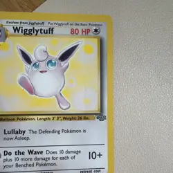 Pokemon TCG Wigglytuff Jungle Card 32/64 Unlimited Non-Holo Rare MP - Image 4
