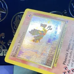Blaine's Moltres - 1/132 - Pokemon Gym Heroes Unlimited Holo Rare Card WOTC LP - - Image 5