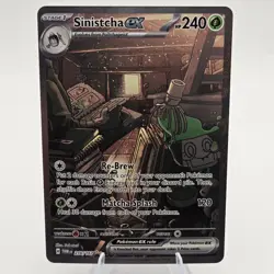 Sinistcha ex 210/167 SIR Sv06: Twilight Masquerade Pokemon Card TCG - Image 1