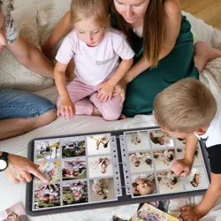 720 Pockets Card Sleeves Binder Sheets 9 Pocket Page Protector for Trading Cards - Image 2