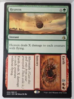Heaven / Earth - Amonkhet - Magic the Gathering MTG Nice! - Image 1