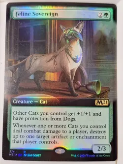 Feline Sovereign - FOIL - Extended Art - Magic the Gathering MTG Nice! - Image 1