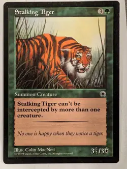 Stalking Tiger - Portal - Magic the Gathering MTG Nice! - Image 1
