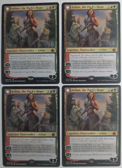 Arlinn, the Pack's Hope / Arlinn, the Moon's Fury Innistrad: Midnight Hunt MTG - Image 3