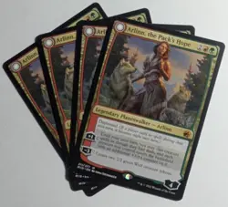 Arlinn, the Pack's Hope / Arlinn, the Moon's Fury Innistrad: Midnight Hunt MTG - Image 5