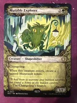 Magic The Gathering Lorwyn Eclipsed - Mutable Explorer (Showcase) Regular Finish - Image 1