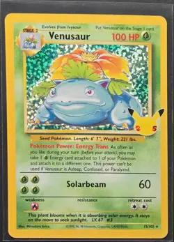 Celebrations Venusaur 15/102 Classic Collection Pokemon 2021 - Image 1