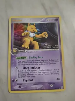 Pokemon TCG Hypno 23/113 EX Delta Species Stamped Holo Rare Moderately Played - Image 1