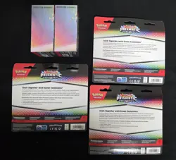 Pokemon TCG Prismatic Evolutions Booster Bundle And Tech Sticker Lot - Image 3