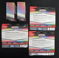 Pokemon TCG Prismatic Evolutions Booster Bundle And Tech Sticker Lot - Image 4