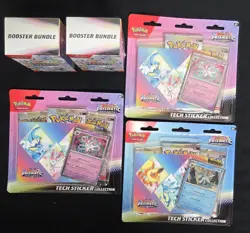 Pokemon TCG Prismatic Evolutions Booster Bundle And Tech Sticker Lot - Image 5