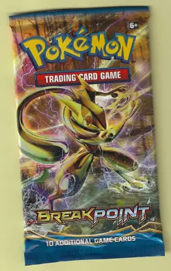 Pokemon "BREAKpoint" 10-Card Sealed Booster Pack (Greninja) X1 - Image 1