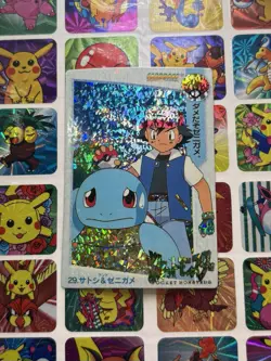Pokemon Charizard Vintage Pocket Monsters Vending HOLO Prism Sticker 99 Nintendo - Image 1