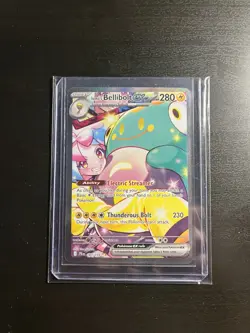 Pokemon TCG Iono's Bellibolt EX Journey Together Ultra Rare Holo Card 183/159 - Image 1