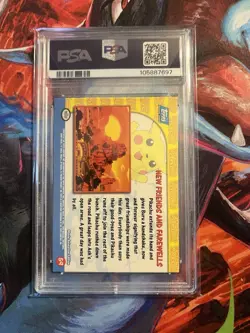 1999 topps pokemon movie edition New Frds/fwls Rainbow Foil Psa 10 Pop 1!! - Image 3