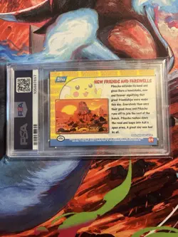 1999 topps pokemon movie edition New Frds/fwls Rainbow Foil Psa 10 Pop 1!! - Image 4