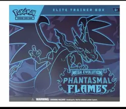 Pokemon Mega Evolution Phantasmal Flames Elite Trainer Box ETB Sealed Ship 11/14 - Image 1