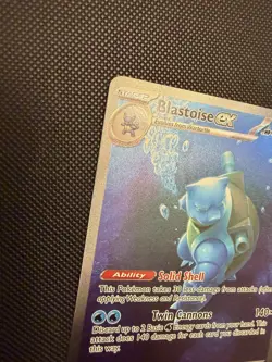 Pokemon Scarlet & Violet 151 TCG Blastoise EX 200/165 Sir Special Illustration - Image 3