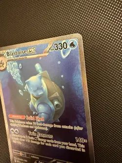 Pokemon Scarlet & Violet 151 TCG Blastoise EX 200/165 Sir Special Illustration - Image 4