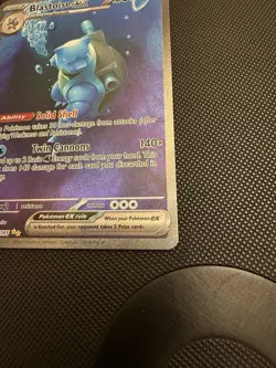Pokemon Scarlet & Violet 151 TCG Blastoise EX 200/165 Sir Special Illustration - Image 5